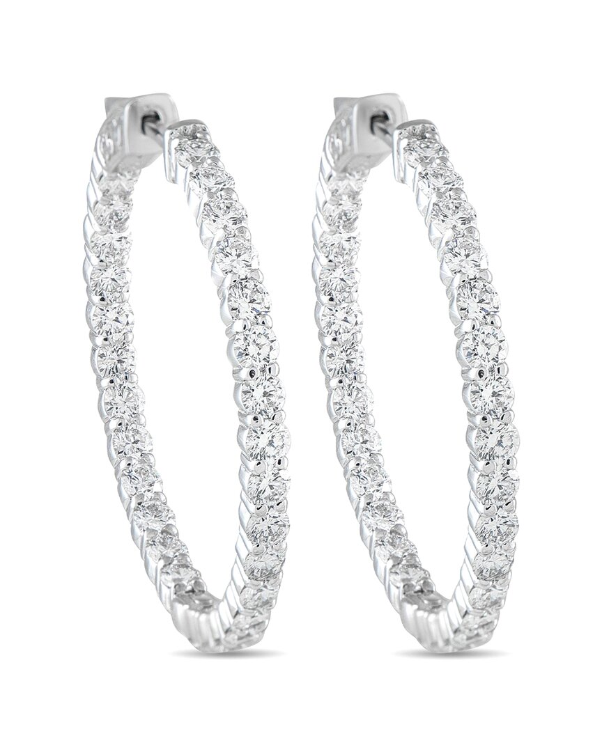 Lab Grown Diamonds 14k 4.25 Ct. Tw. Diamond Earring In White