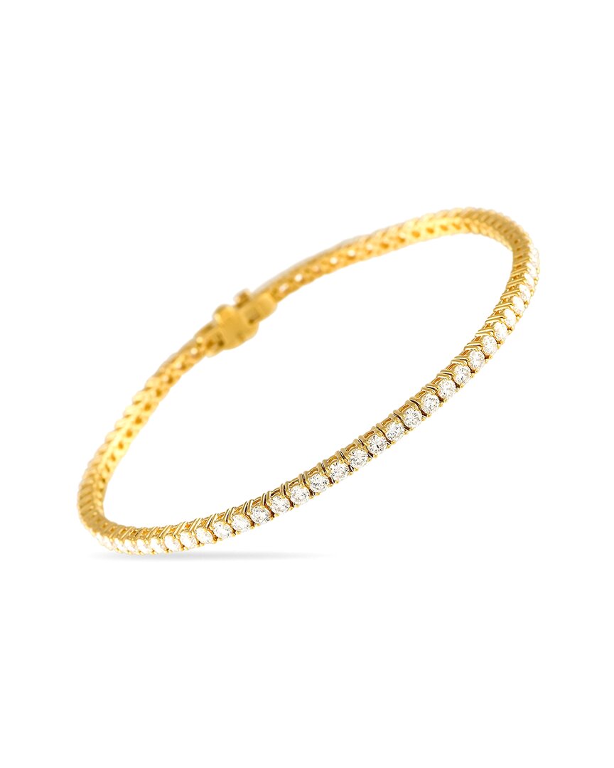 Lab Grown Diamonds 14k 3.25 Ct. Tw. Diamond Bracelet In Gold