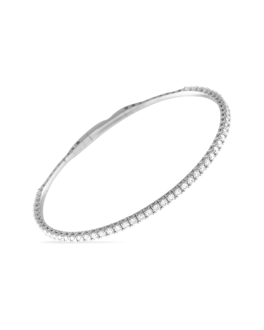 Lab Grown Diamonds 14k 1.55 Ct. Tw. Diamond Bracelet In Silver