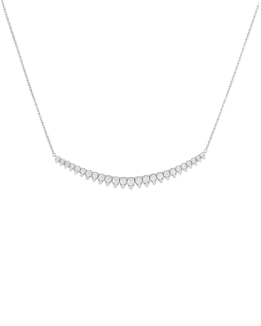 Hearts On Fire Aerial 18k White Gold 0.84ct Diamond Lunar Eclipse Necklace Hf15-070125 In Metallic