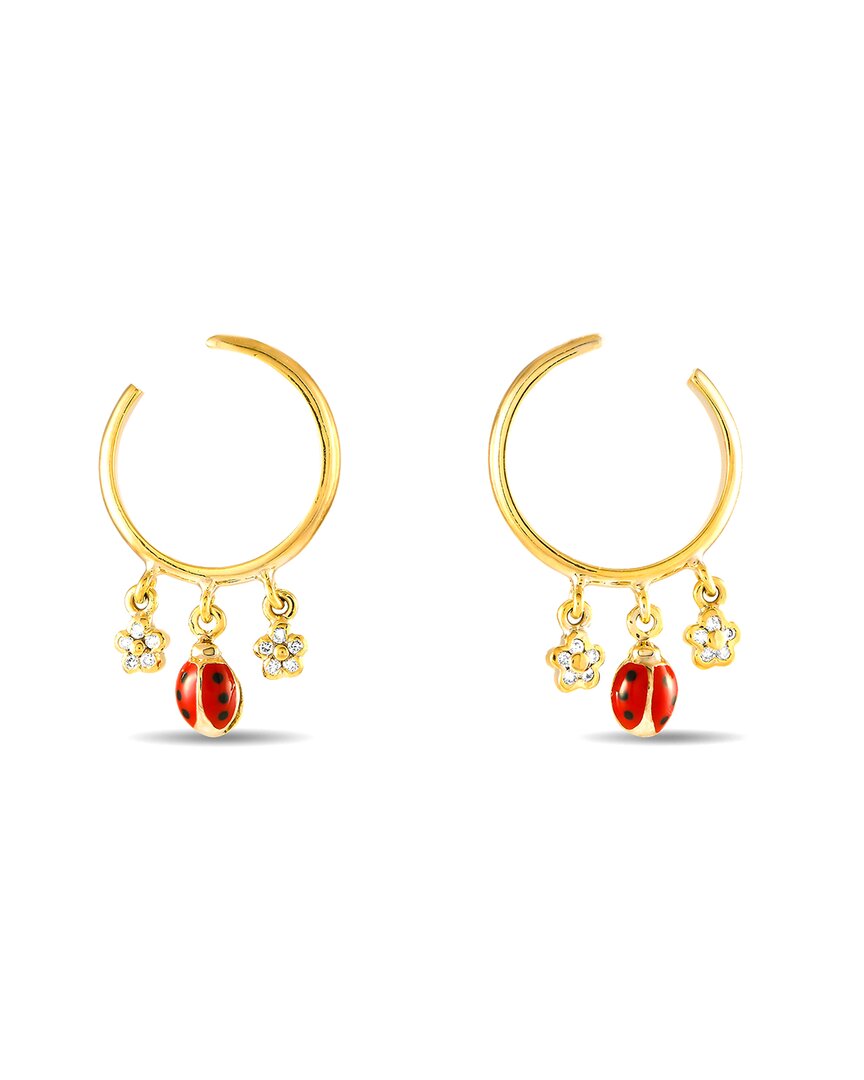 Aaron Basha 18k Earring In Gold