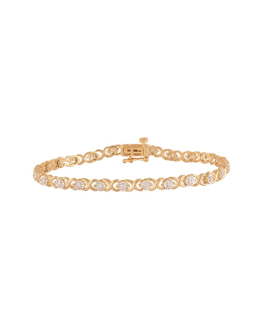 Lab Grown Diamonds Silver 0.25 Ct. Tw. Lab-grown Diamond Bracelet