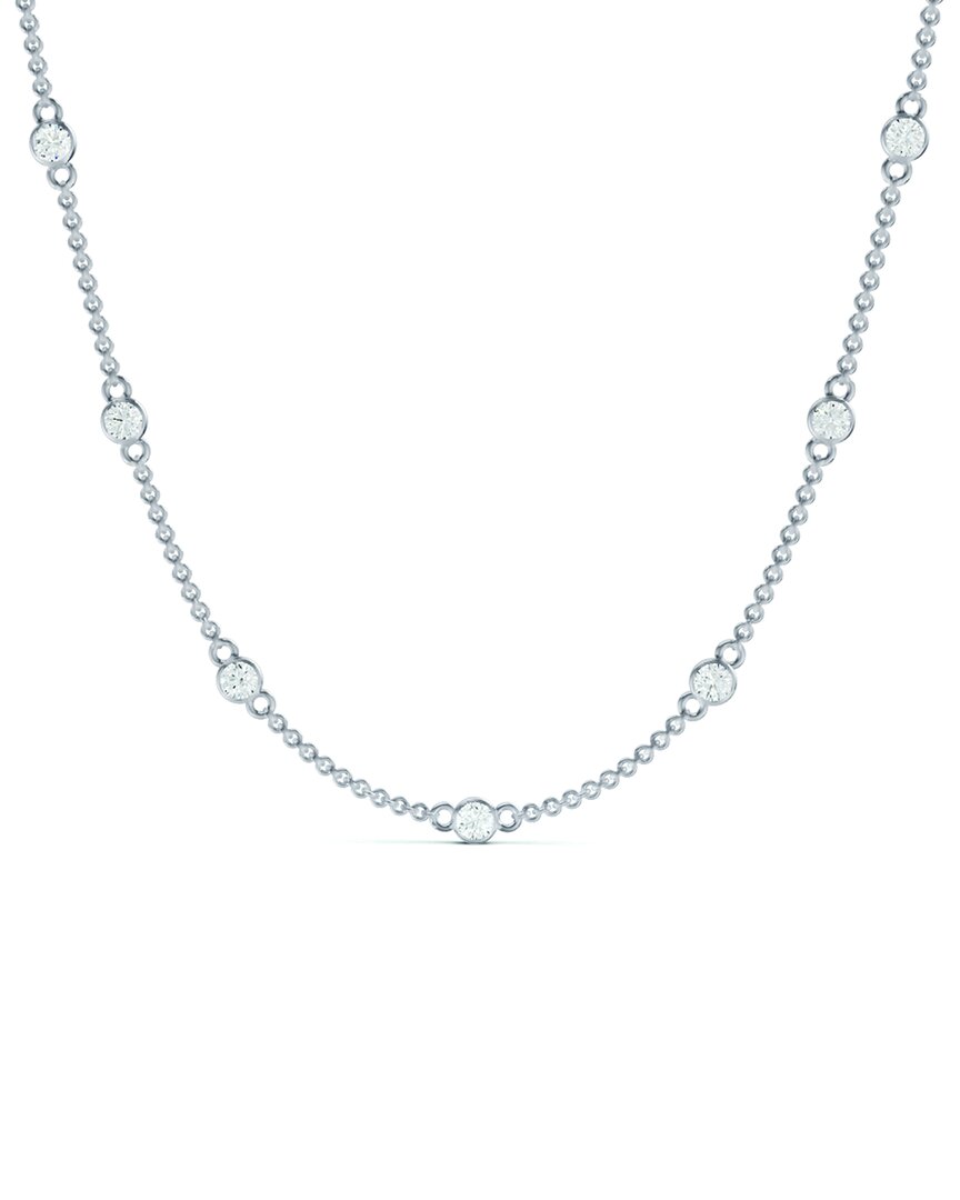 Lab Grown Diamonds 14k 0.50 Ct. Tw. Lab-grown Diamond Station Necklace