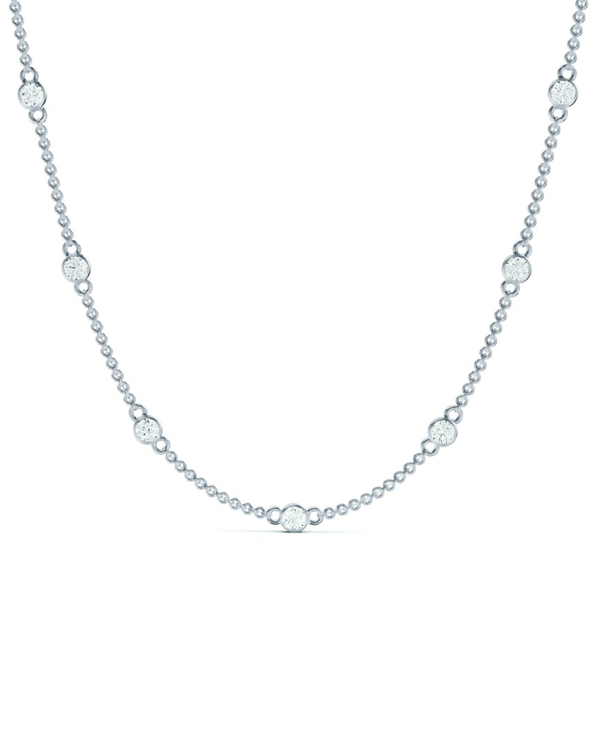Lab Grown Diamonds 14k 1.00 Ct. Tw. Lab-grown Diamond Station Necklace