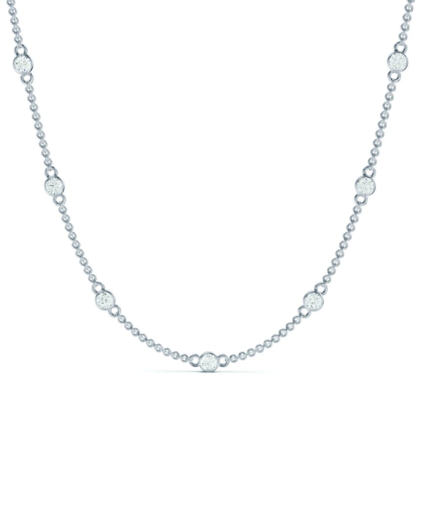 Lab Grown Diamonds 14k 1.50 Ct. Tw. Lab-grown Diamond Station Necklace