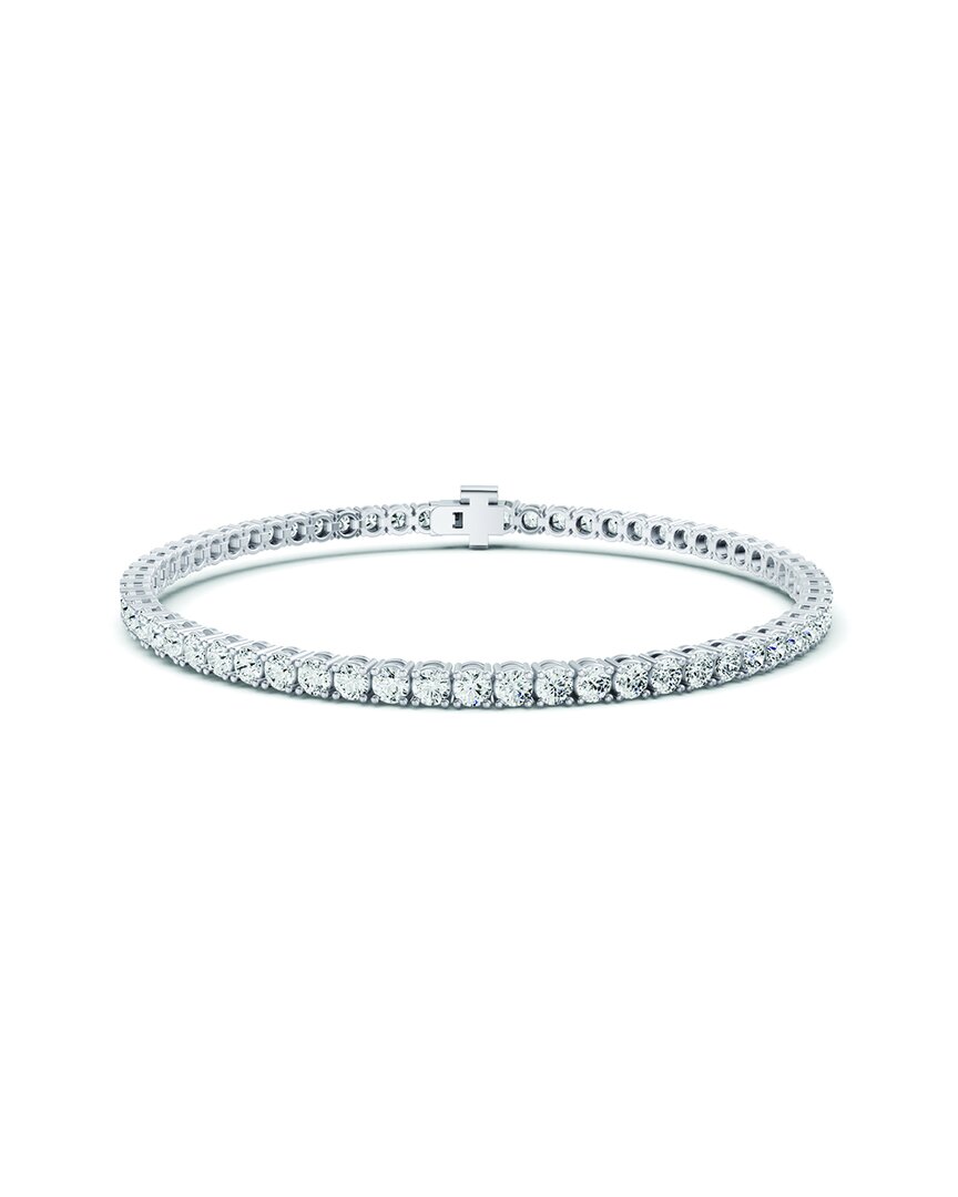 Lab Grown Diamonds 14k 4.00 Ct. Tw. Lab-grown Diamond Tennis Bracelet In Brown