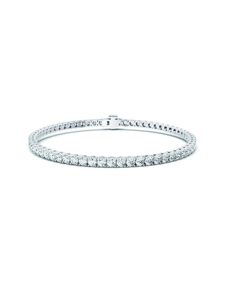 Lab Grown Diamonds 14k 8.00 Ct. Tw. Lab-grown Diamond Tennis Bracelet In Blue