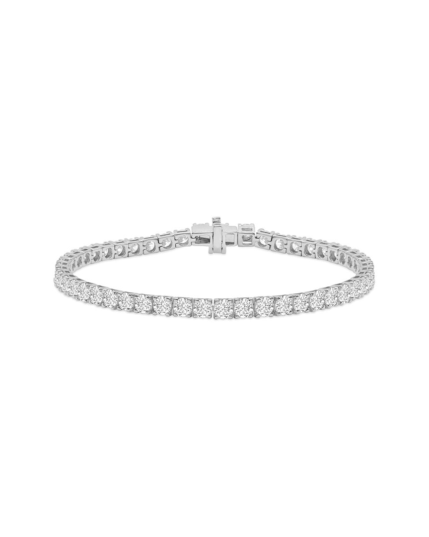 Lab Grown Diamonds 14k 10.00 Ct. Tw. Lab-grown Diamond Tennis Bracelet