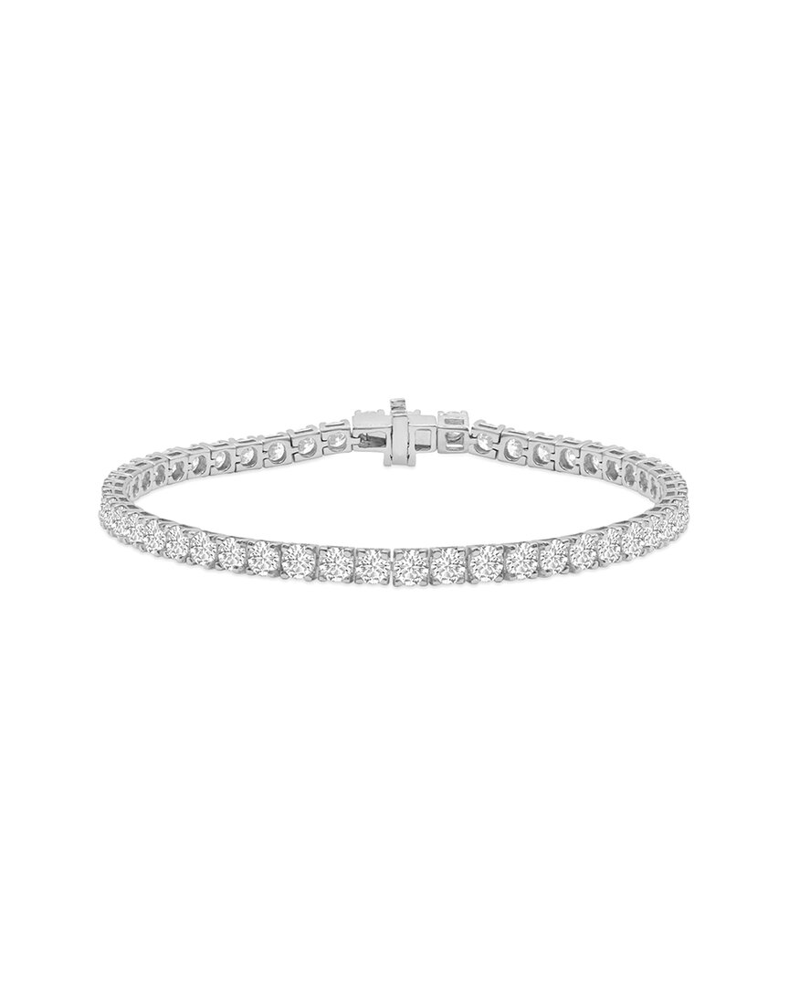 Lab Grown Diamonds 14k 10.00 Ct. Tw. Lab-grown Diamond Tennis Bracelet In White