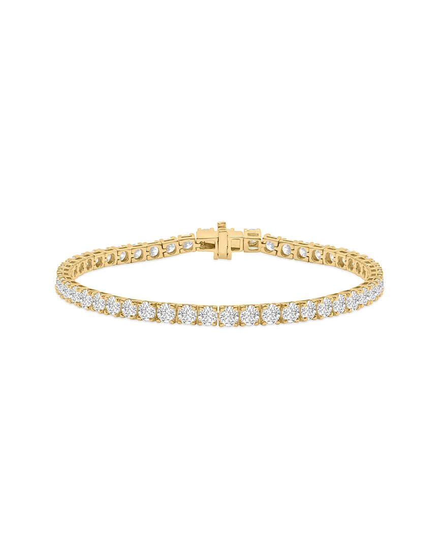 Lab Grown Diamonds 14k 10.00 Ct. Tw. Lab-grown Diamond Tennis Bracelet