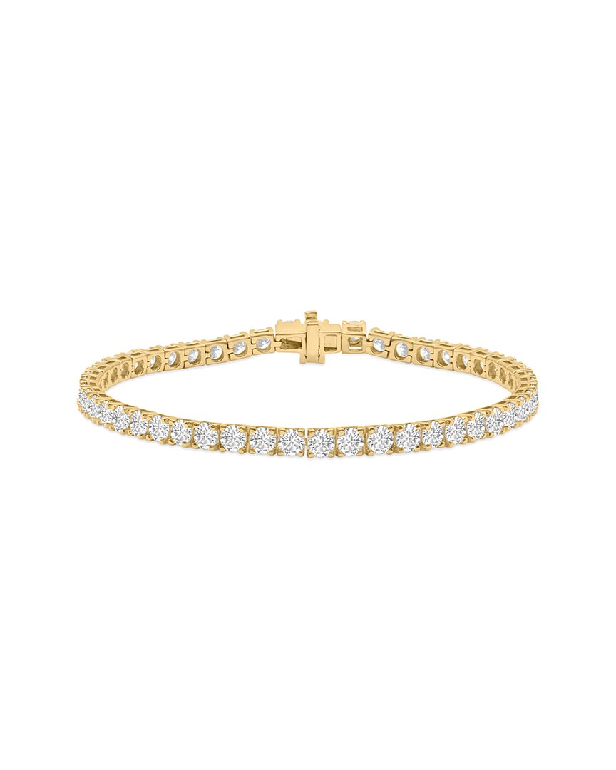 Lab Grown Diamonds 14k 10.00 Ct. Tw. Lab-grown Diamond Tennis Bracelet