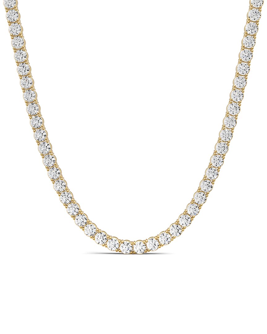 Lab Grown Diamonds 14k 5.00 Ct. Tw. Lab-grown Diamond Tennis Necklace In Gold