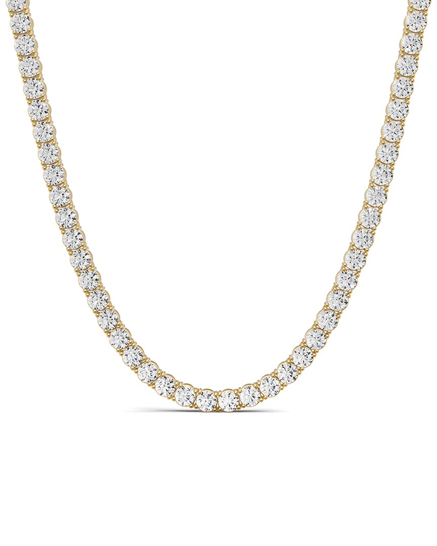 Lab Grown Diamonds 14k 5.00 Ct. Tw. Lab-grown Diamond Tennis Necklace In Gold