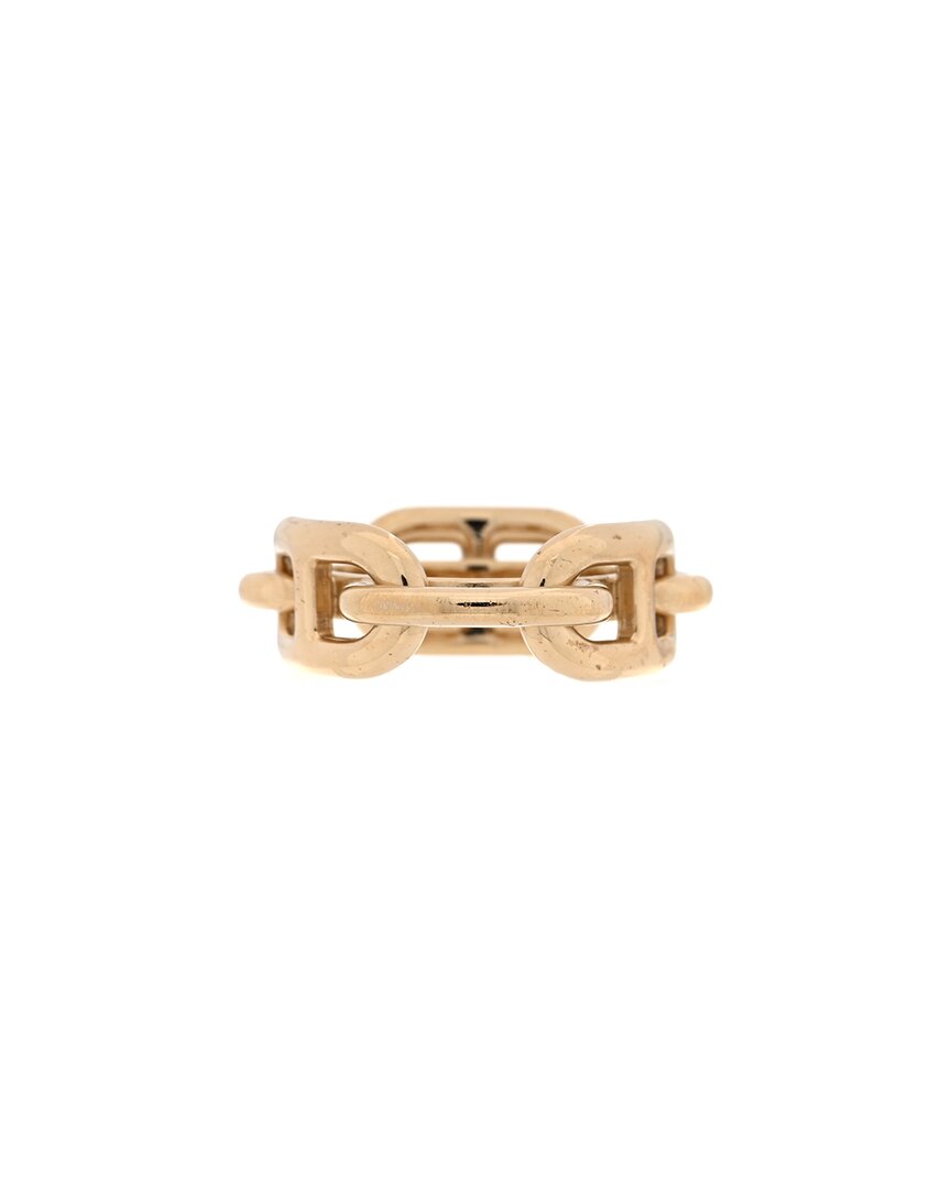 Pre-owned Hermes Hermès Permabrass Regate Scarf Ring (authentic Pre-loved)