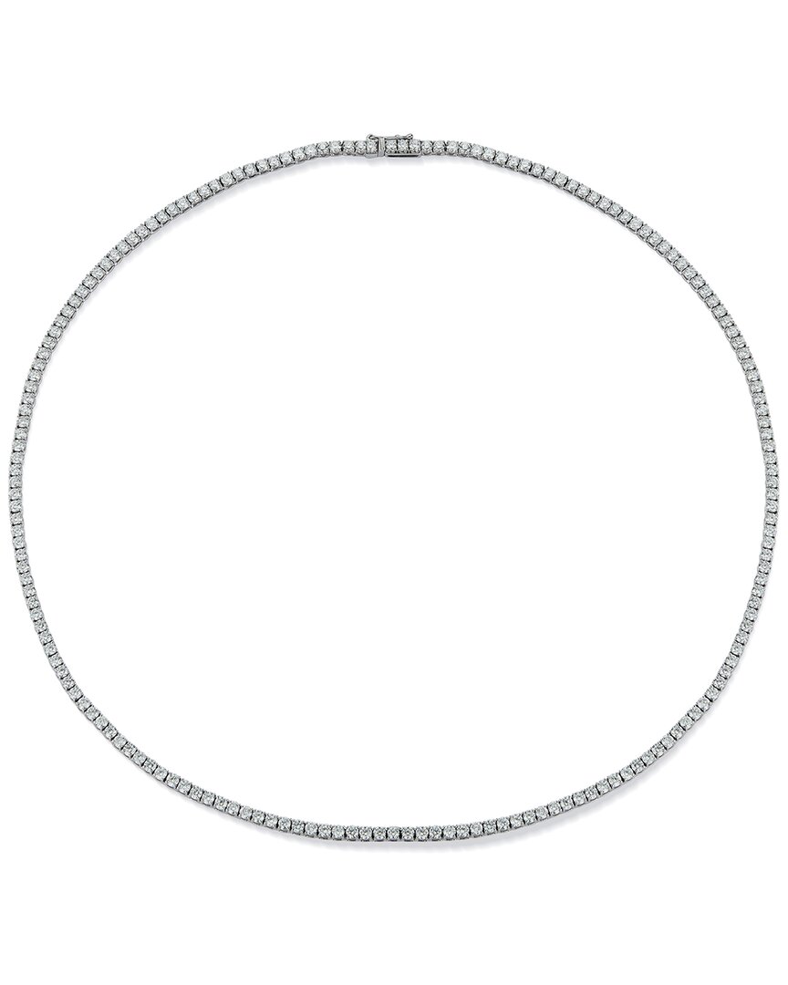 Nephora 14k 6.62 Ct. Tw. Diamond Tennis Necklace In Metallic