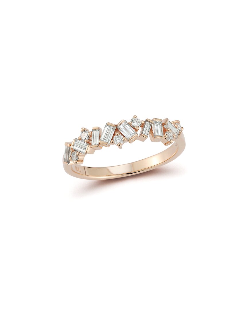 Nephora 14k Rose Gold 0.64 Ct. Tw. Diamond Stackable Ring In Gold