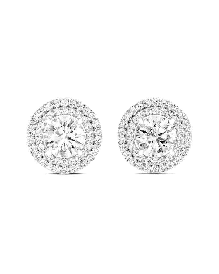 Amairah 14k 2.75 Ct. Tw. Lab-grown Diamond Stud Earrings In Silver