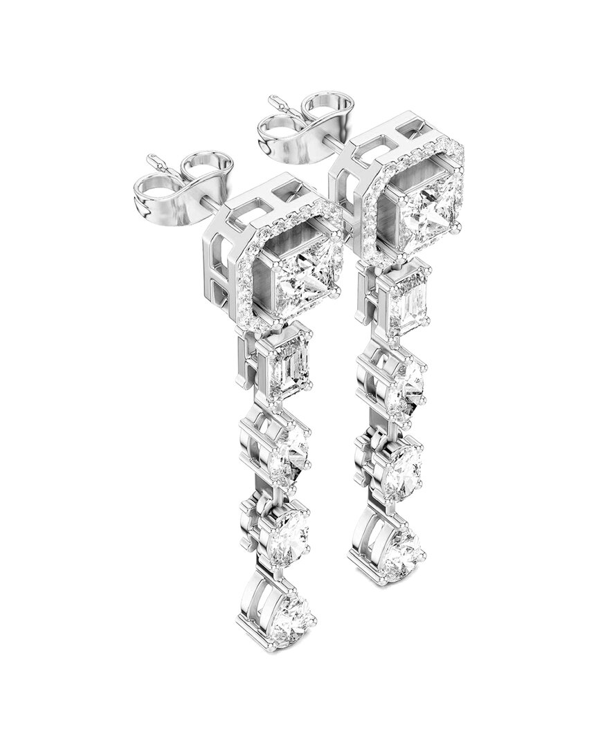 Amairah 14k 2.85 Ct. Tw. Lab-grown Diamond Dangle Earrings In Metallic