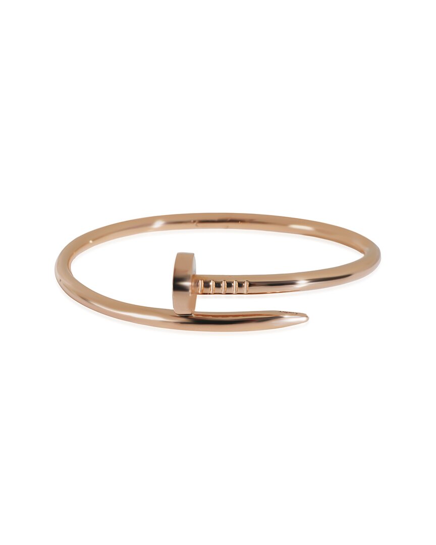 Cartier Juste Un Clou 18k Rose Gold Bracelet (authentic Pre-loved) In Gold