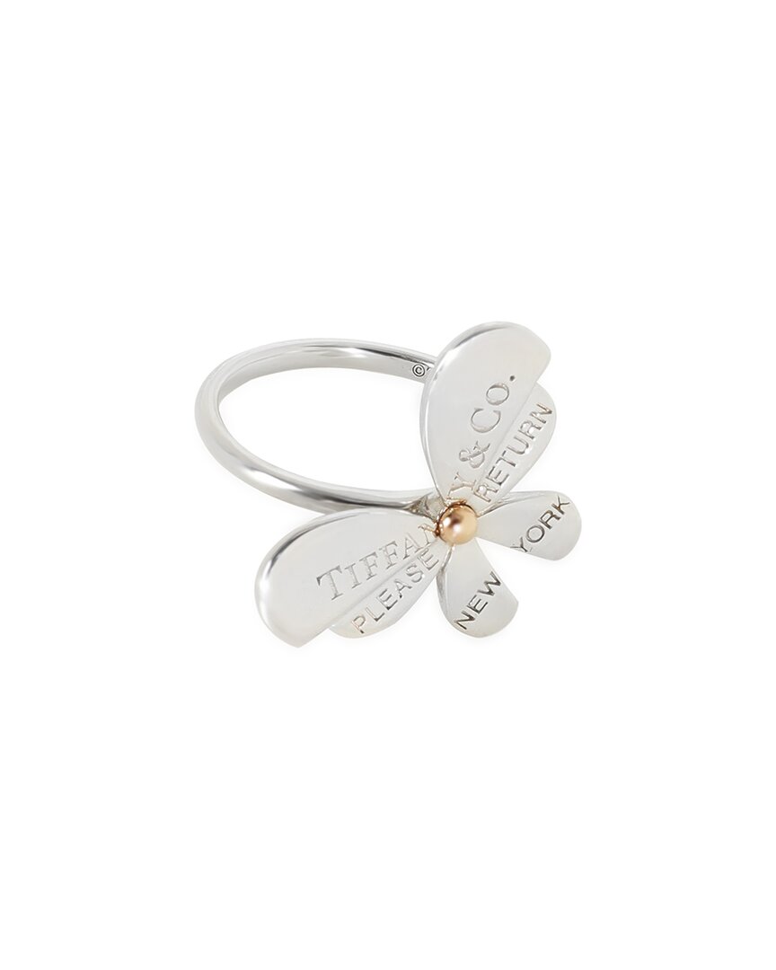 Tiffany & Co . Return To Tiffany Silver Ring (authentic Pre-loved) In White