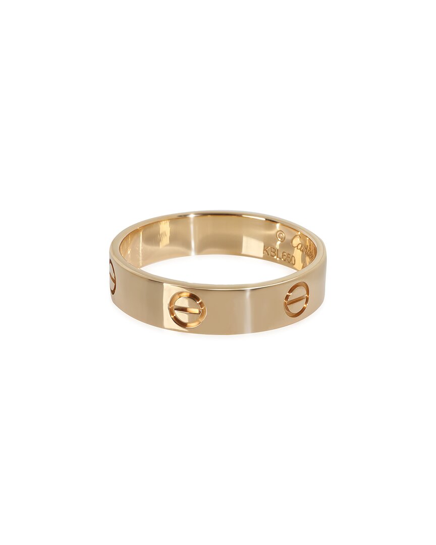 Cartier Love 18k Ring (authentic Pre-loved) In Gold