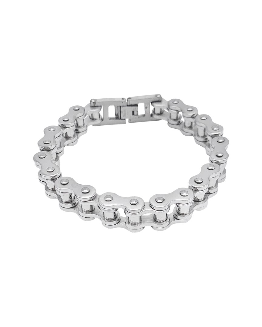 Adornia Stainless Steel Water Resistant Interlock Bracelet