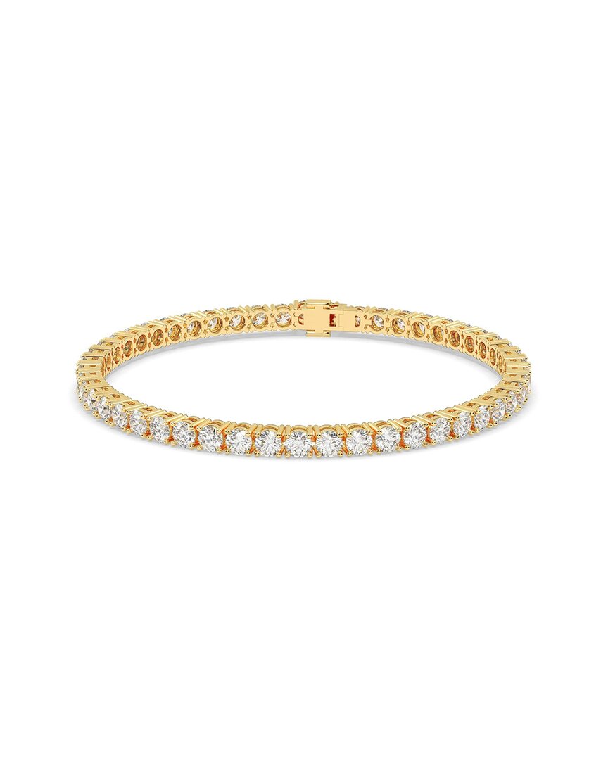 Lab Grown Diamonds 14k 7.00 Ct. Tw. Lab-grown Diamond Bracelet In Brown