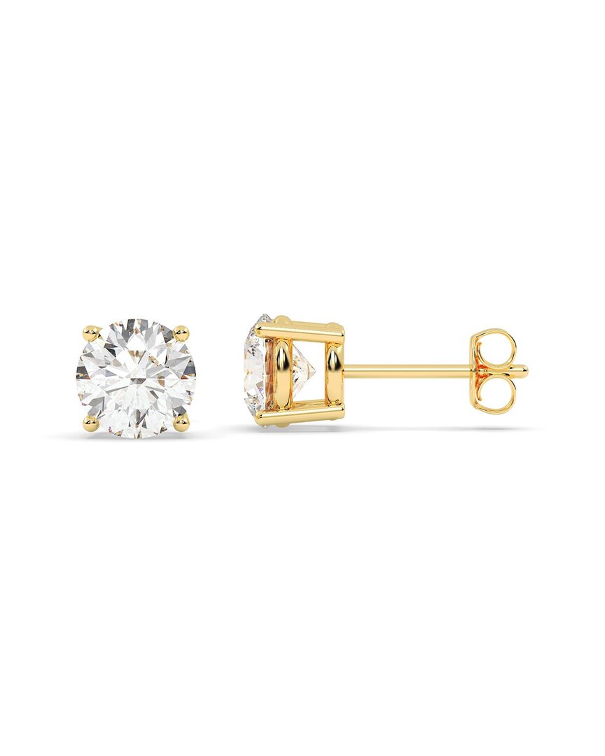 Lab Grown Diamonds 14k 0.00 Ct. Tw. Lab-grown Diamond Earrings