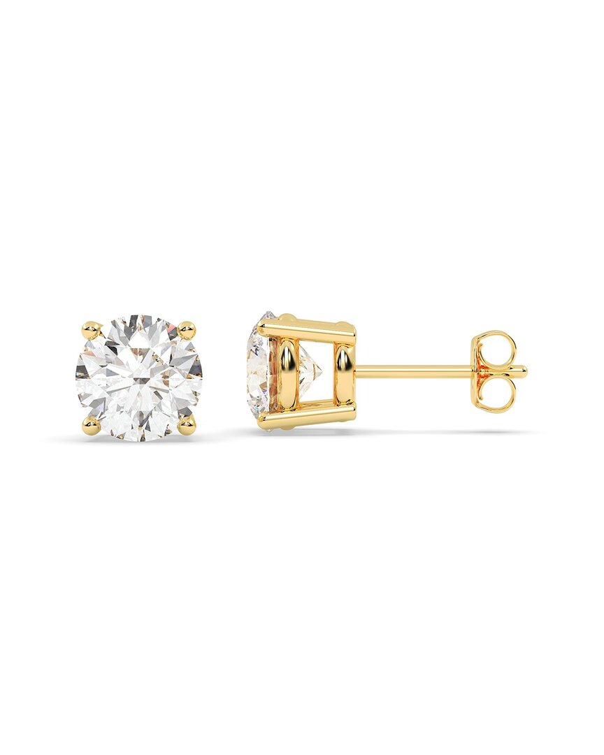 Lab Grown Diamonds 14k 0.00 Ct. Tw. Lab-grown Diamond Earrings