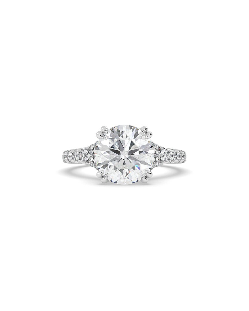 Lab Grown Diamonds 14k 3.50 Ct. Tw. Lab-grown Diamond Ring In Metallic