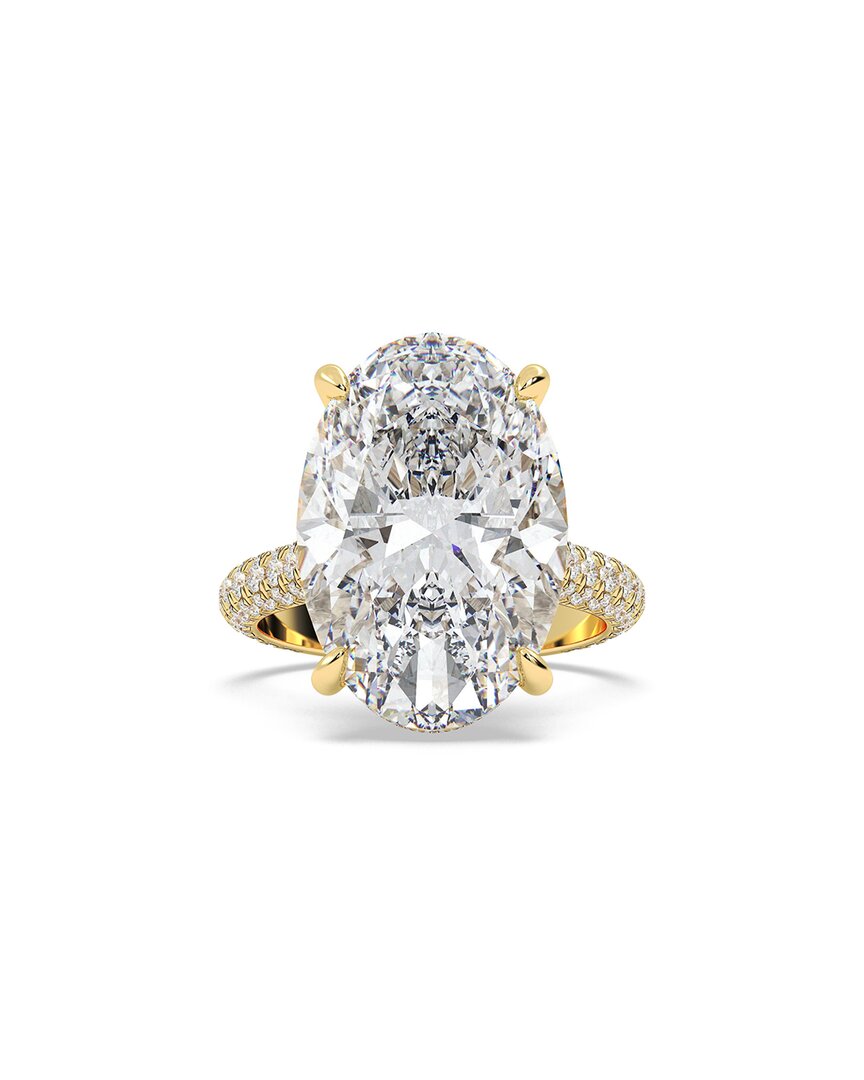 Lab Grown Diamonds 14k 10.00 Ct. Tw. Lab-grown Diamond Ring In Gold