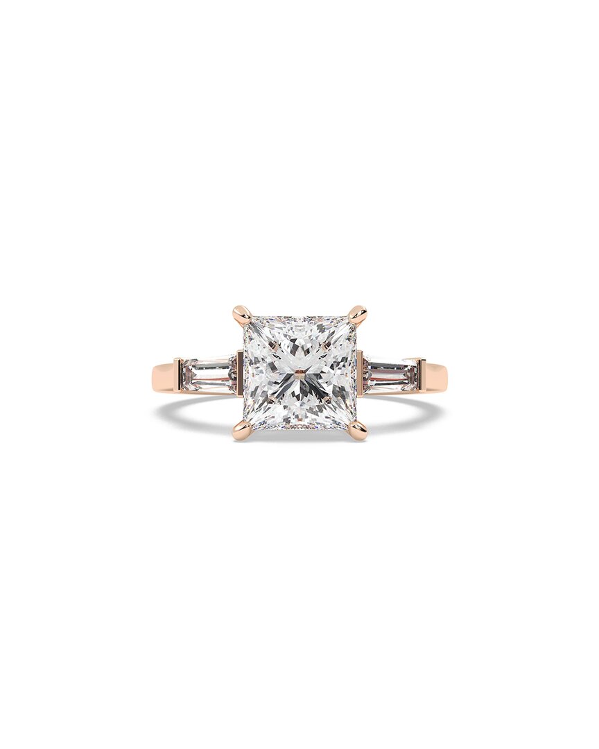 Lab Grown Diamonds 14k Rose Gold 3.50 Ct. Tw. Lab-grown Diamond Ring