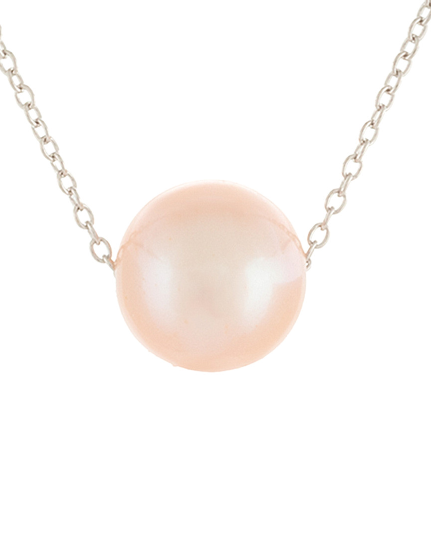 SPLENDID PEARLS SPLENDID PEARLS SILVER 10-11MM FRESHWATER PEARL PENDANT NECKLACE