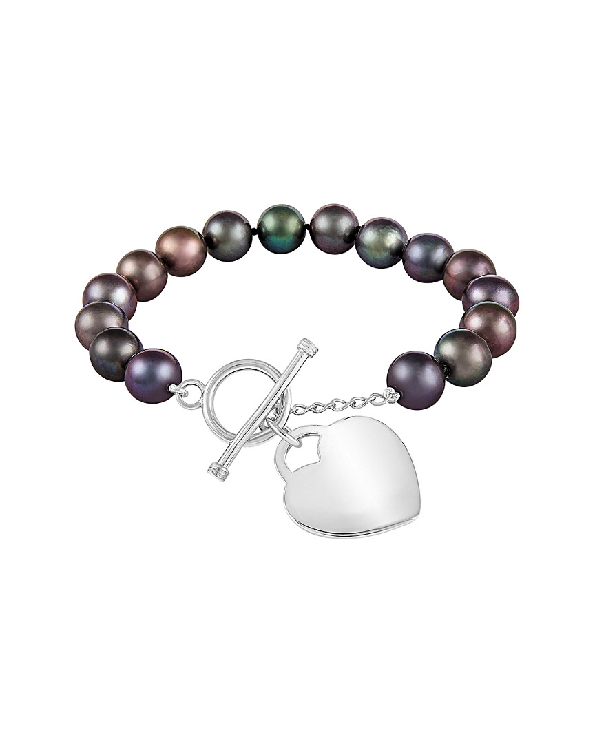 Splendid Pearls Silver 7-7.5mm Freshwater Pearl Bracelet