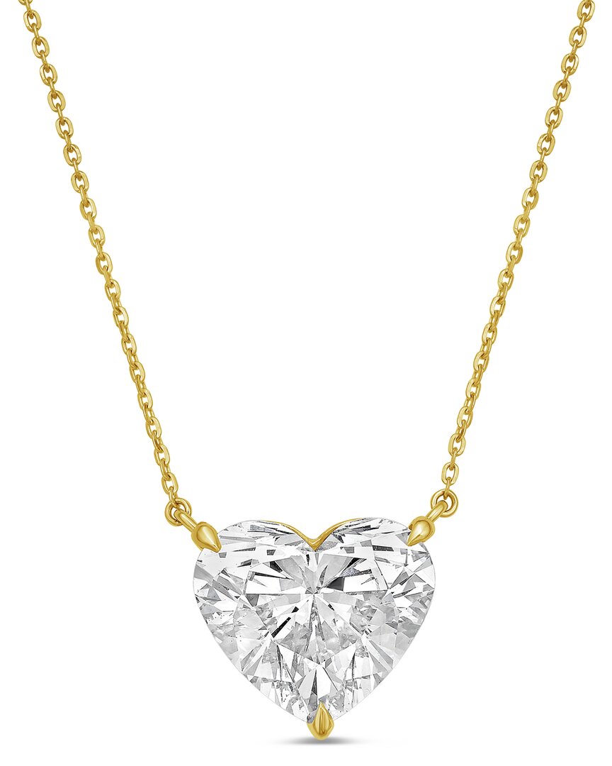 Diana M Lab Grown Diamonds 14k 10.00 Ct. Tw. Pendant Necklace In Brown