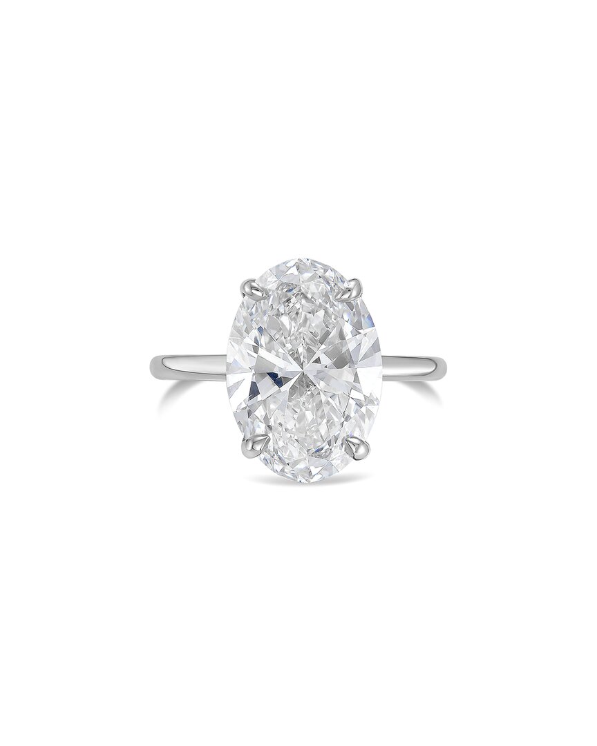 Diana M Lab Grown Diamonds Lgovsol1-wg In Metallic