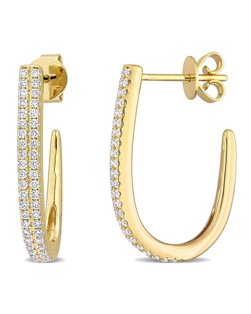 Diamond Select Cuts 14k 0.46 Ct. Tw. Diamond Hoops