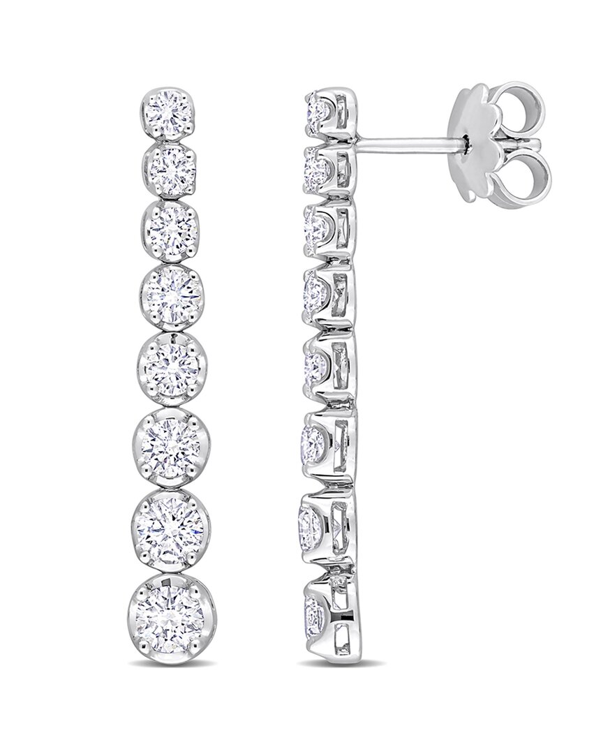 Diamond Select Cuts 14k 1.56 Ct. Tw. Diamond Graduated Drop Earrings