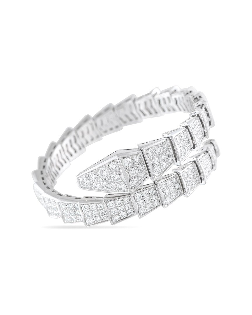 Bulgari 18k Serpenti Viper Bracelet (authentic Pre-loved) In Metallic