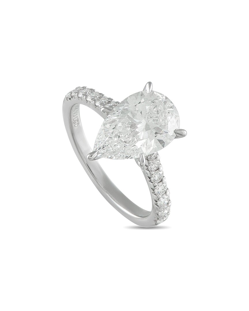 Lab Grown Diamonds 14k 3.36 Ct. Tw. Lab-grown Diamond Ring In Gray