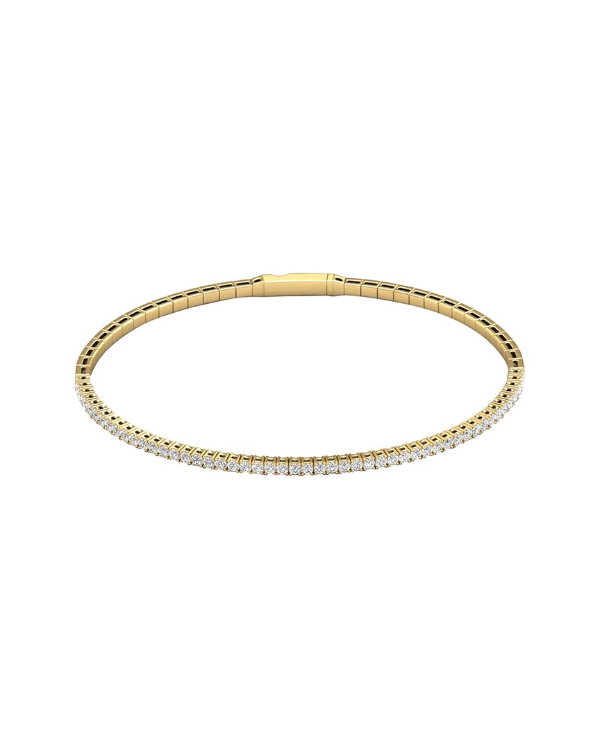 Lab Grown Diamonds 14k 5.00 Ct. Tw. Lab-grown Diamond Bracelet In Gold