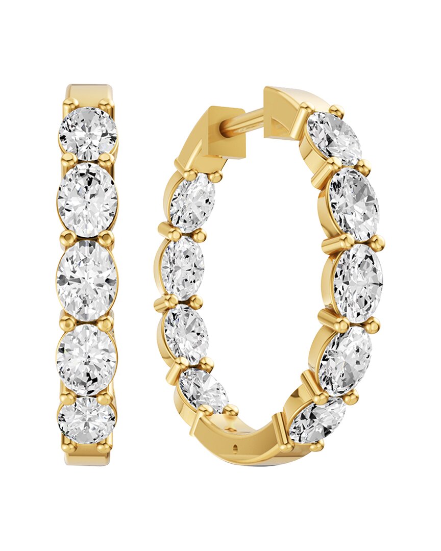 Lab Grown Diamonds 14k 2.00 Ct. Tw. Lab-grown Diamond Earrings In Gold