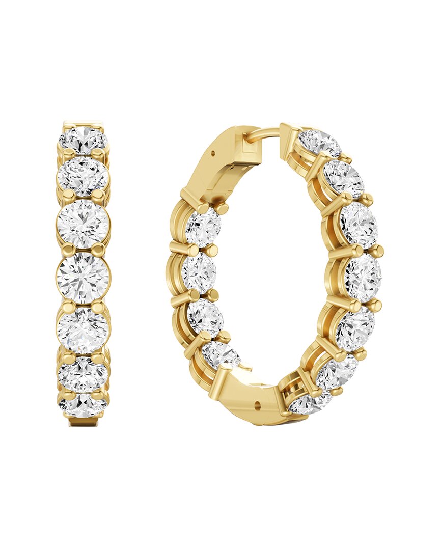 Lab Grown Diamonds 14k 1.00 Ct. Tw. Lab-grown Diamond Earrings In Gold