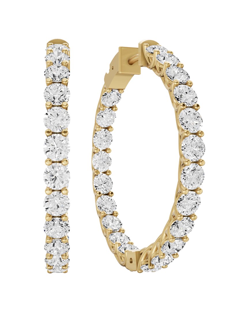 Lab Grown Diamonds 14k 4.00 Ct. Tw. Lab-grown Diamond Earrings In Gold