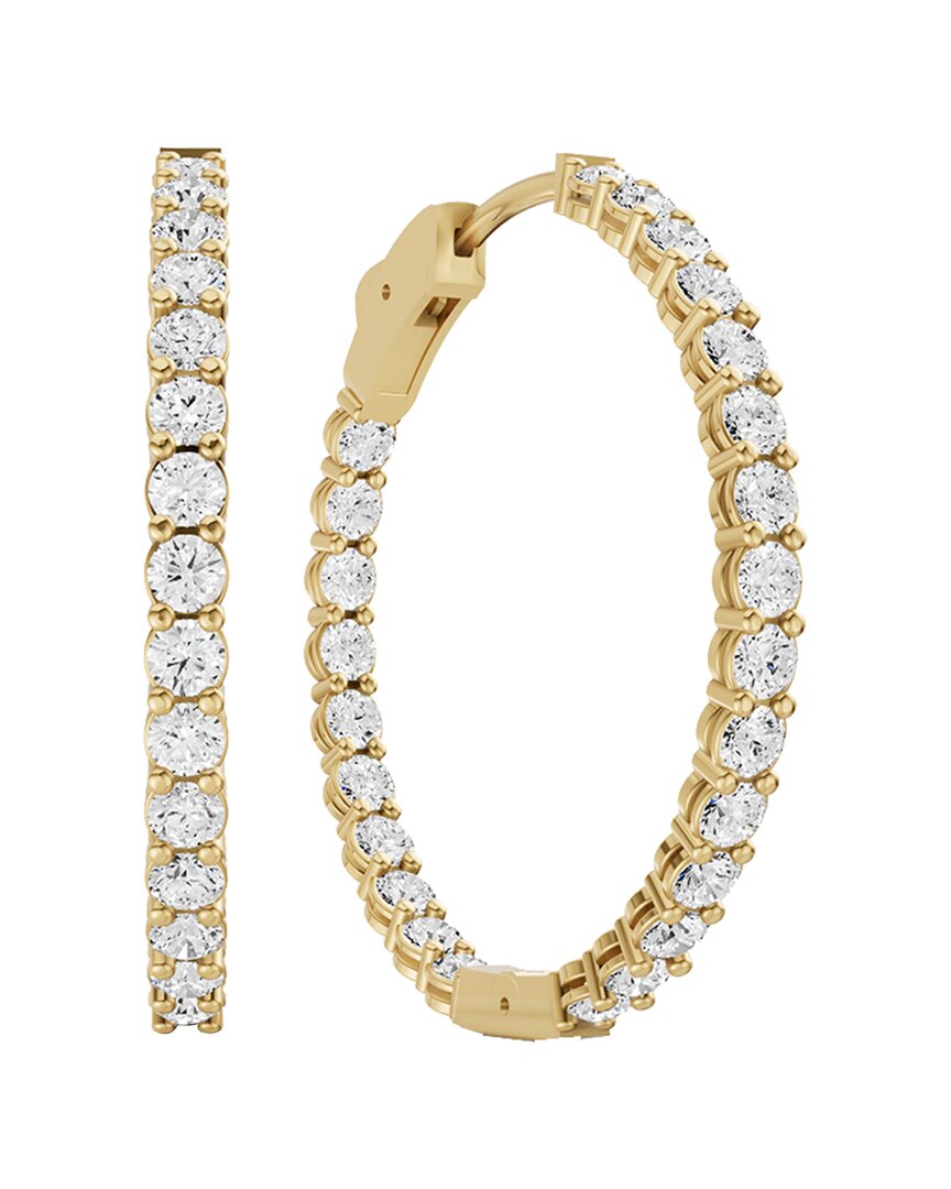 Lab Grown Diamonds 14k 1.00 Ct. Tw. Lab-grown Diamond Earrings In Gold