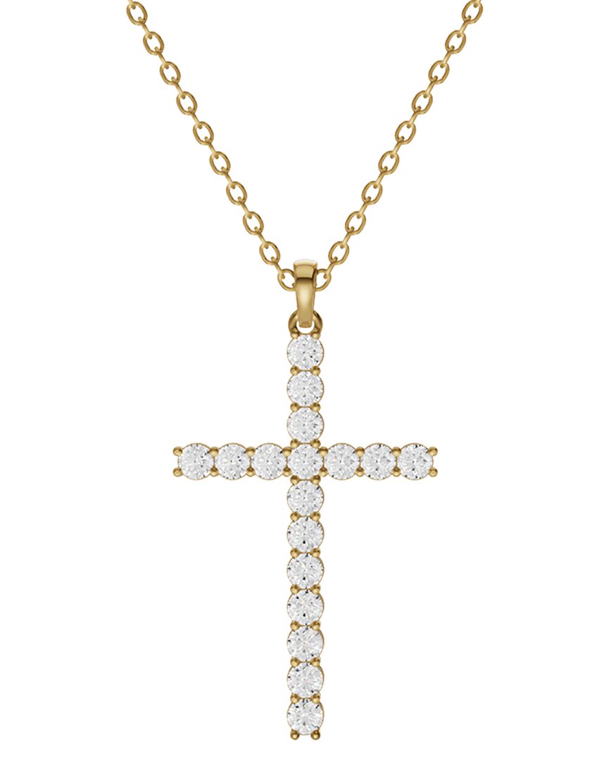 Lab Grown Diamonds 14k 3.00 Ct. Tw. Lab-grown Diamond Necklace In Gold