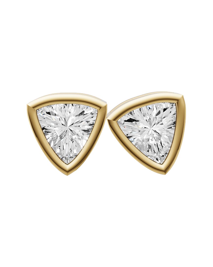 Lab Grown Diamonds 14k 0.75 Ct. Tw. Lab-grown Diamond Earrings In Gold