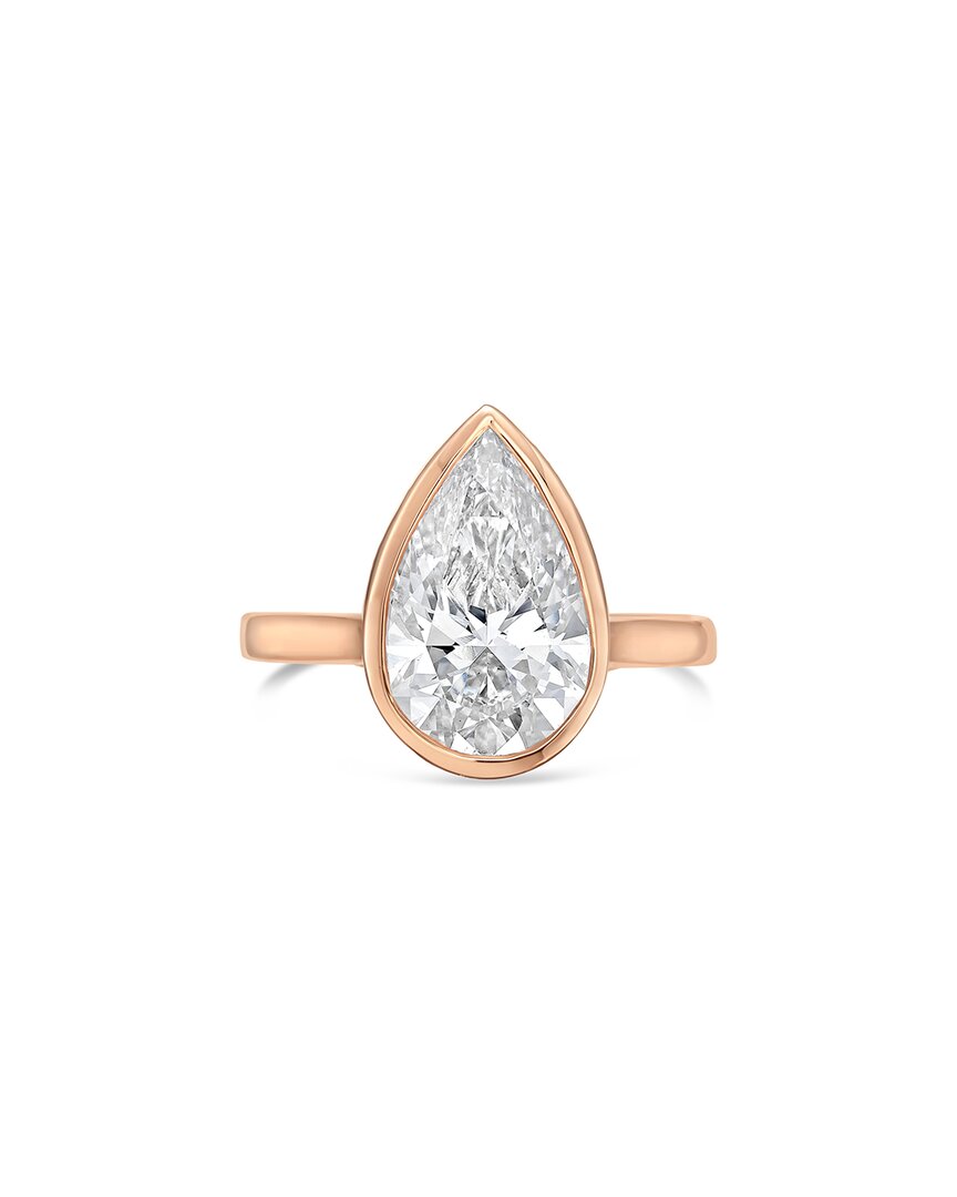 Diana M Lab Grown Diamonds Lgpsbz15-rg In Gold