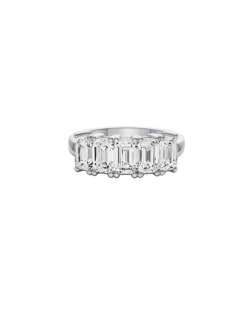 Lab Grown Diamonds 14k 1.00 Ct. Tw. Lab-grown Diamond Ring In Silver