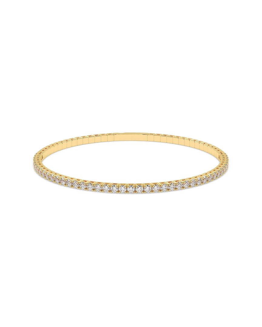 Lab Grown Diamonds 14k 1.50 Ct. Tw. Lab-grown Diamond Bracelet In Gold